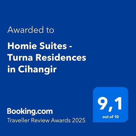 Homie Suites - Turna Residences In Cihangir Стамбул Экстерьер фото