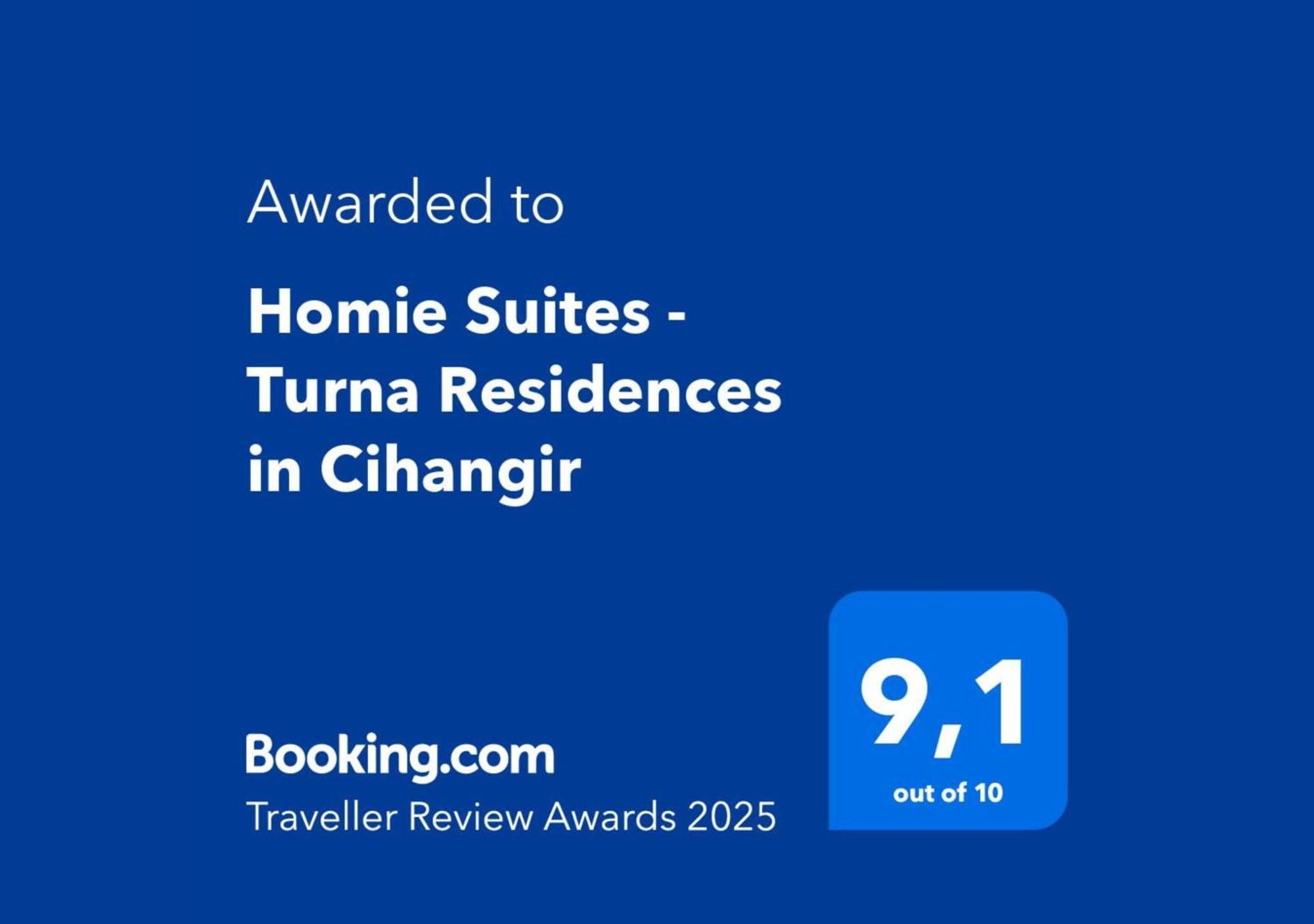 Homie Suites - Turna Residences In Cihangir Стамбул Экстерьер фото